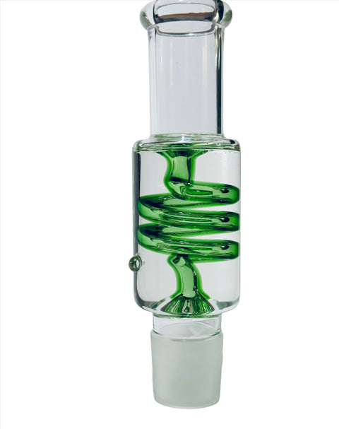 Phoenix Star 14 inches Freezable Glycerin Coil - 7mm Thick Glass Smoking Water Pipe