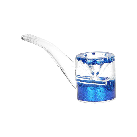 So Camp Glitter Glycerin Hand Pipe - 5" / Colors Vary