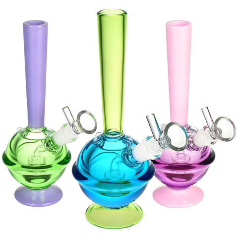 Icy Planet Glycerin Water Pipe - 7.5"/14mm F/Colors Vary