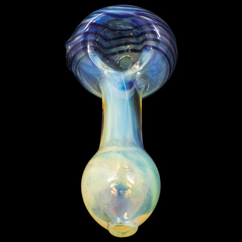 "Spiral-Head" Color Changing Glass Spoon Pipe