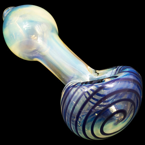 "Spiral-Head" Color Changing Glass Spoon Pipe