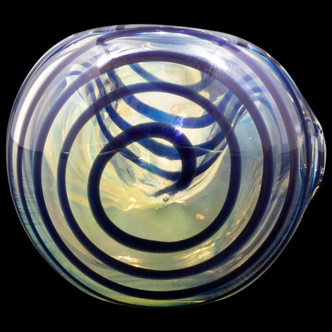 "Spiral-Head" Color Changing Glass Spoon Pipe