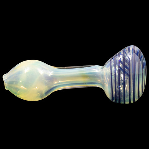 "Spiral-Head" Color Changing Glass Spoon Pipe