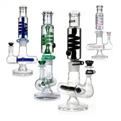 Phoenix Star 14 inches Freezable Glycerin Coil - 7mm Thick Glass Smoking Water Pipe