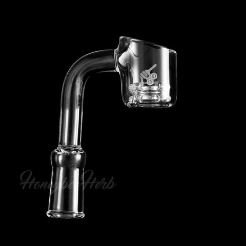 HONEYCOMB KNOT QUARTZ BANGER - 90° DEGREE | YL