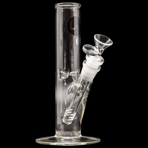 "No BS" 8 Inch Straight Bong with Ice Pinch