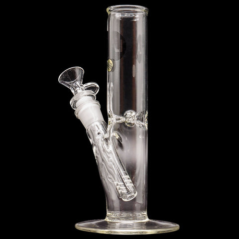 "No BS" 8 Inch Straight Bong with Ice Pinch