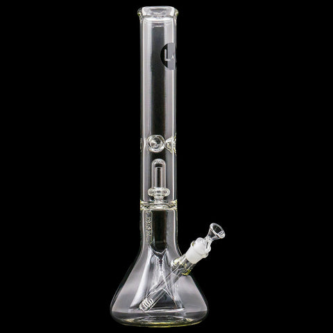 "Magnum Flow" Thick Glass Beaker Showerhead Perc Bong