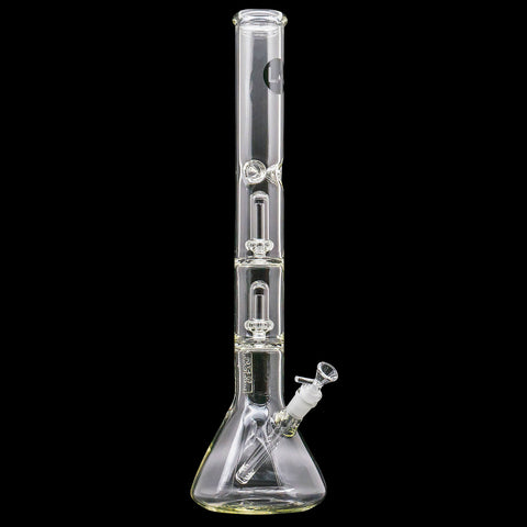 "Magnum Flow" Thick Glass Beaker Showerhead Perc Bong