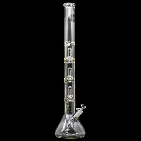 "Magnum Flow" Thick Glass Beaker Showerhead Perc Bong