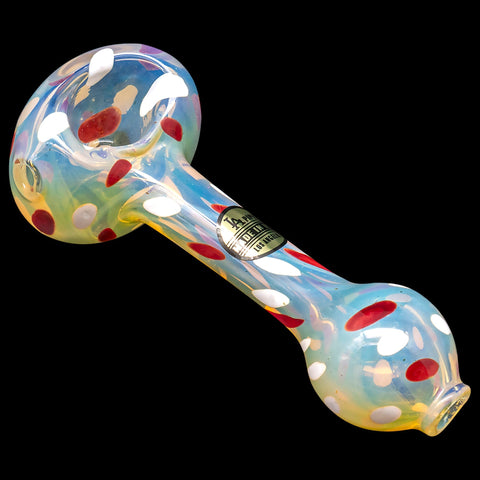 "Polka Dot" Glass Spoon Pipe