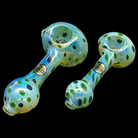 "Polka Dot" Glass Spoon Pipe