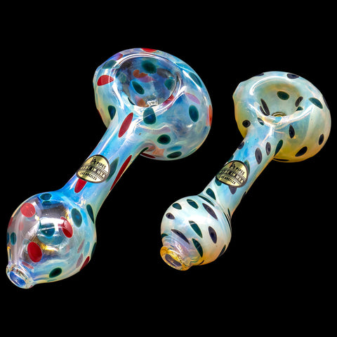 "Polka Dot" Glass Spoon Pipe