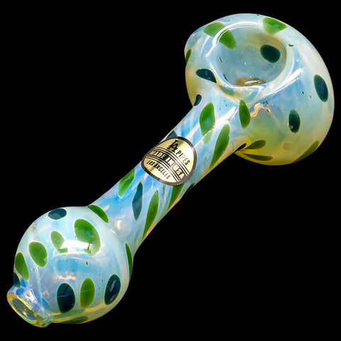 "Polka Dot" Glass Spoon Pipe