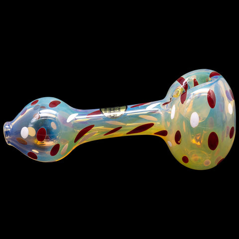 "Polka Dot" Glass Spoon Pipe