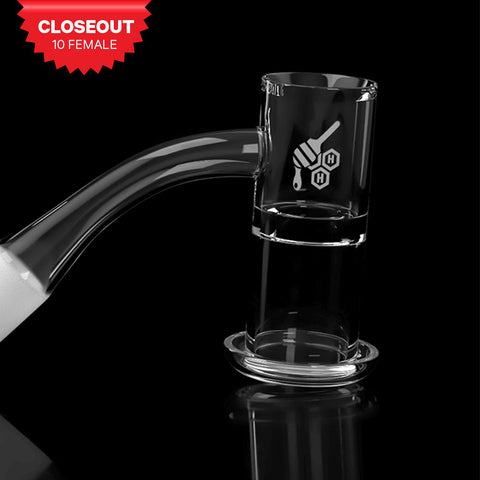 HONEYSUCKLE XL QUARTZ BANGER - 45° DEGREE | YL