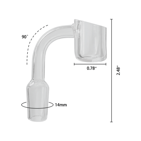 14mm 90° Quartz Dab Banger