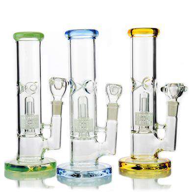 8 Inch Straight Shooter Bong w/ Showerhead Perc - 3 Colors