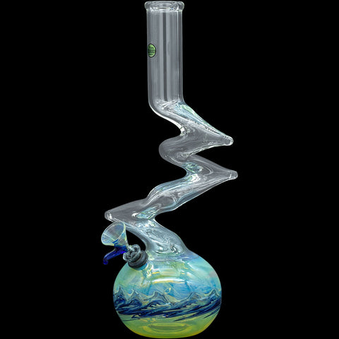 "Switchback" Bubble Base Bong