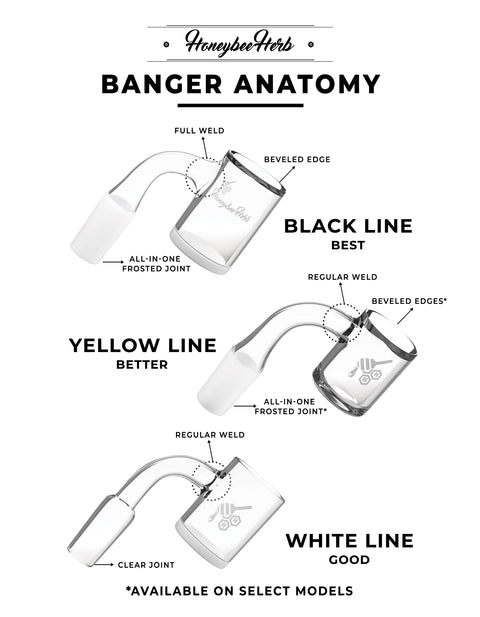 ORIGINAL BEVEL QUARTZ BANGER - 45° DEGREE | YL