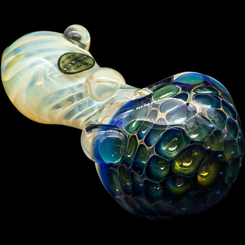 "The Hive" Honeycomb Color Changing Glass Pipe