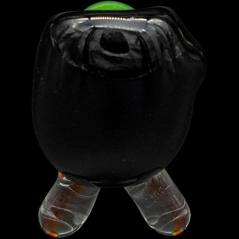 "Sattdown Rasta" Sherlock Glass Pipe