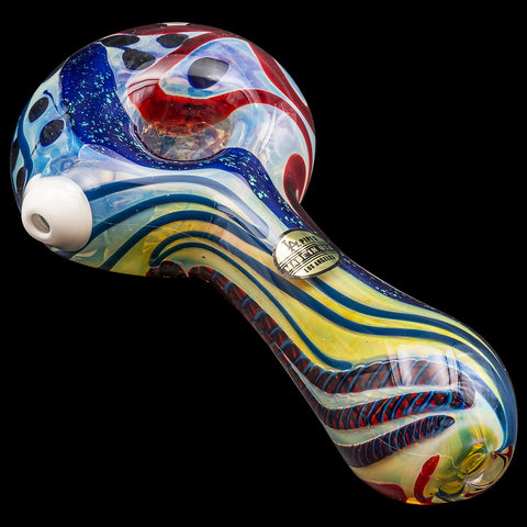 "Pancake" Dichroic Color-Changing Spoon Glass Pipe