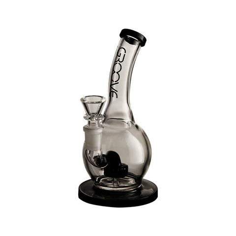 Groove Bubbler Rig With Base Water Pipe 7"