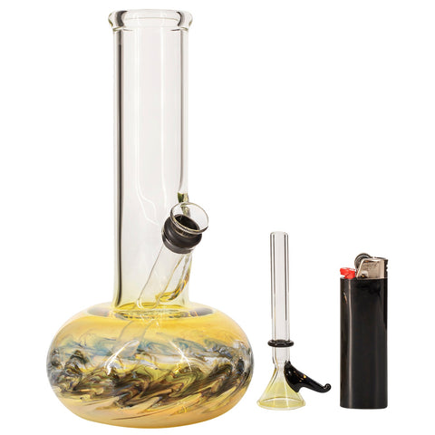 "Smoke Signals" Buoy Fumed Base Bong