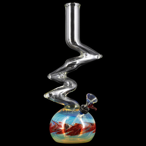 "Switchback" Bubble Base Bong