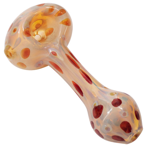"Polka Dot" Glass Spoon Pipe