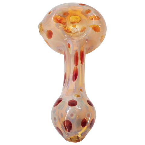 "Polka Dot" Glass Spoon Pipe