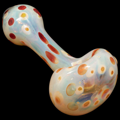 "Polka Dot" Glass Spoon Pipe