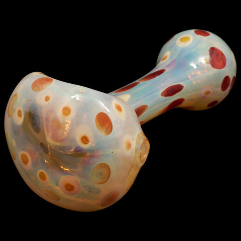 "Polka Dot" Glass Spoon Pipe