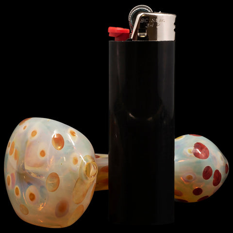 "Polka Dot" Glass Spoon Pipe