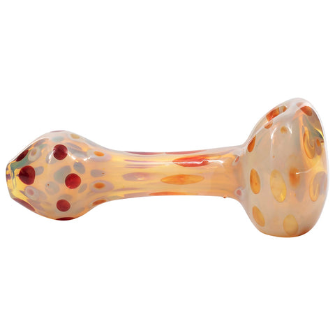 "Polka Dot" Glass Spoon Pipe
