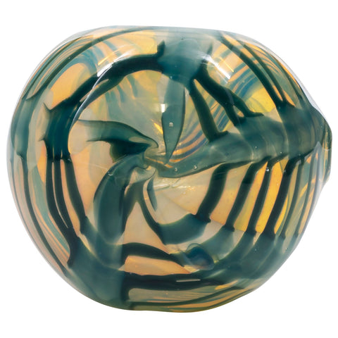 "Twisty Cane" Spoon Glass Pipe (Various Colors)