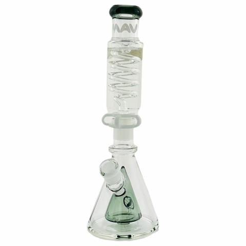 Mini Smoke Slitted Pyramid Beaker Freezable Coil System