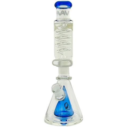 Mini Blue Slitted Pyramid Beaker Freezable Coil System