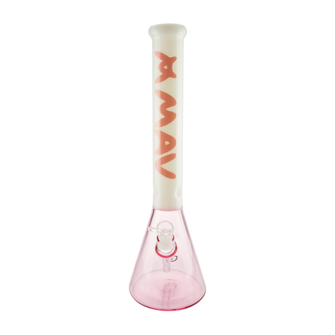 18" Color Float sleeve Beaker Bong
