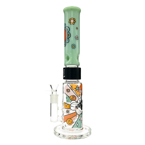 FLOWER POWER BIG DUAL HONEYCOMB PERC BONG SINGLE STACK