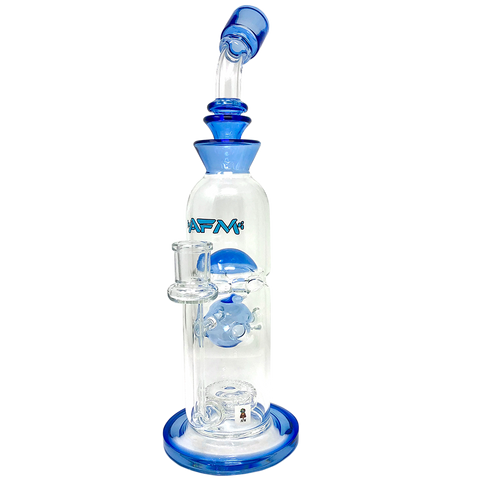 12" AFM Glass Big Swiss Perc Straight Dab Rig