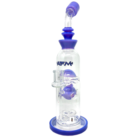 12" AFM Glass Big Swiss Perc Straight Dab Rig