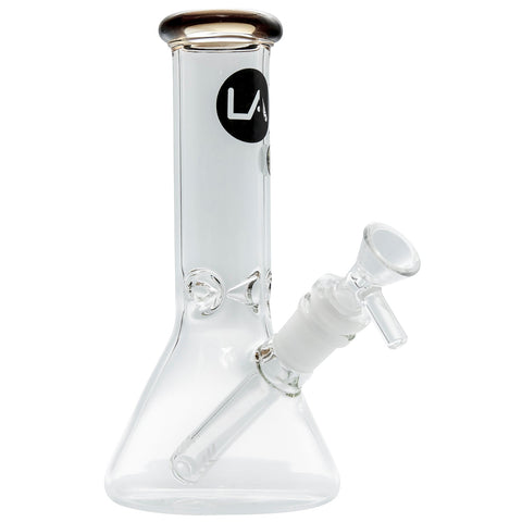 "Smoke Rings" 8 Inch Beaker Bong Multiple Colors