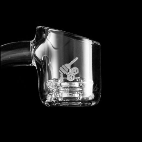 HONEYCOMB KNOT QUARTZ BANGER - 90° DEGREE | YL