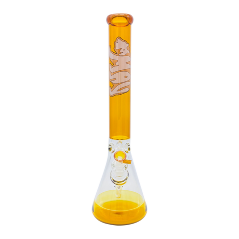 Full Golden Cali Bear 18" Full Color Beaker Bong