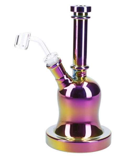 Dab Rig w/Quartz Bell-Shaped-Assorted-8.8in