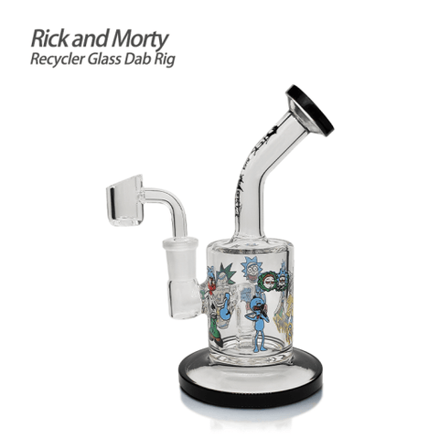 Waxmaid Rick and Morty Glass Dab Rig