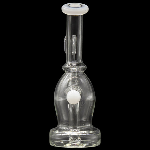 Glassic Curved Body Dab Rig with Colored Accents