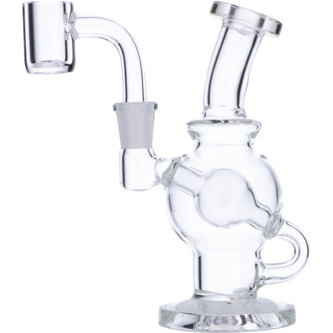 Mini Clear Bent Neck Dab Rig